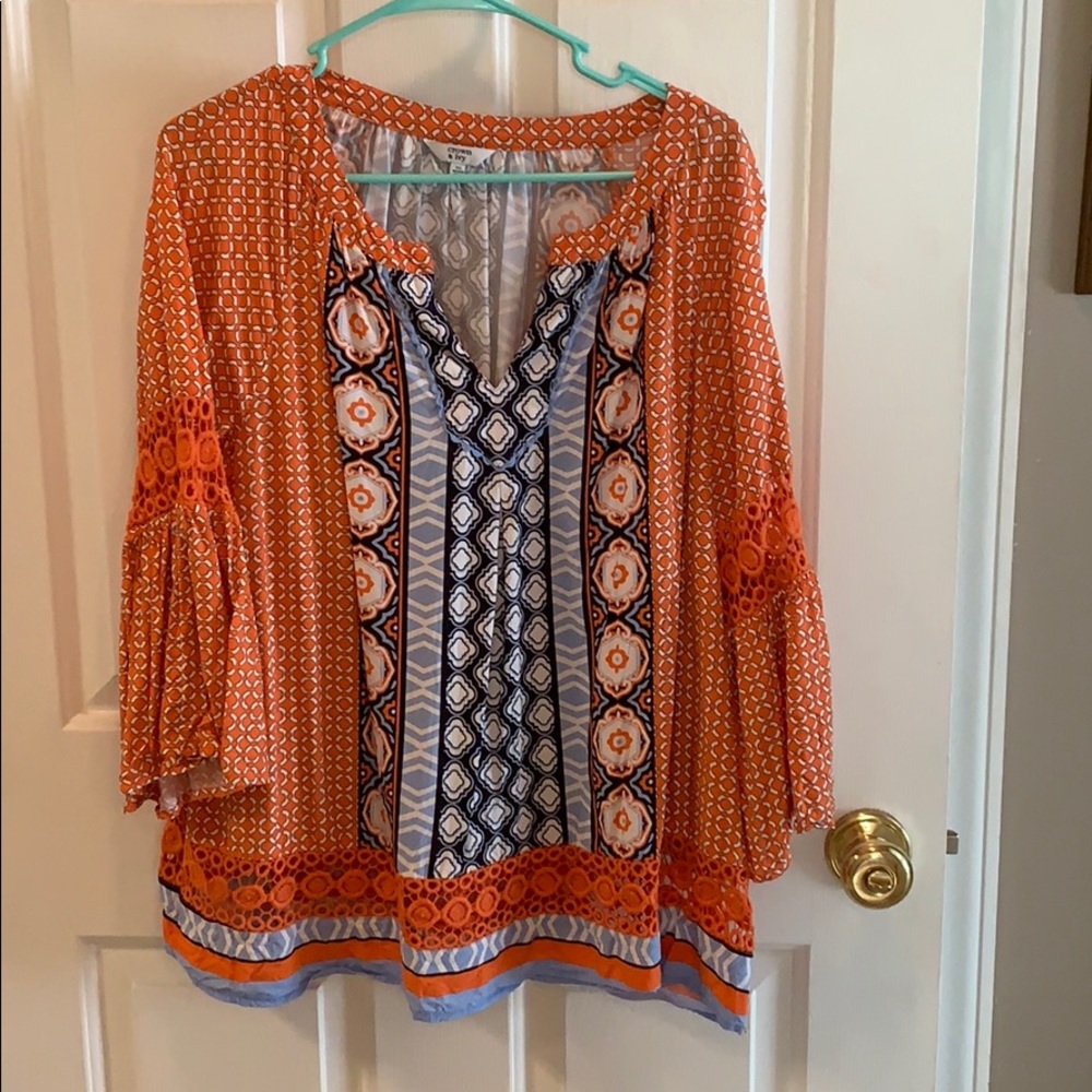 Ladies New Directions Blouse sz XL